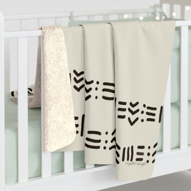 Harlem collection fleece blanket