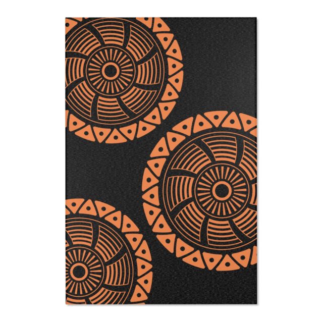 Anyanwu Collection Area Rug - Noir