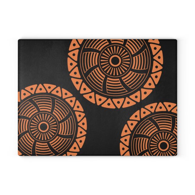 Anyanwu Glass Cutting Board - Noir