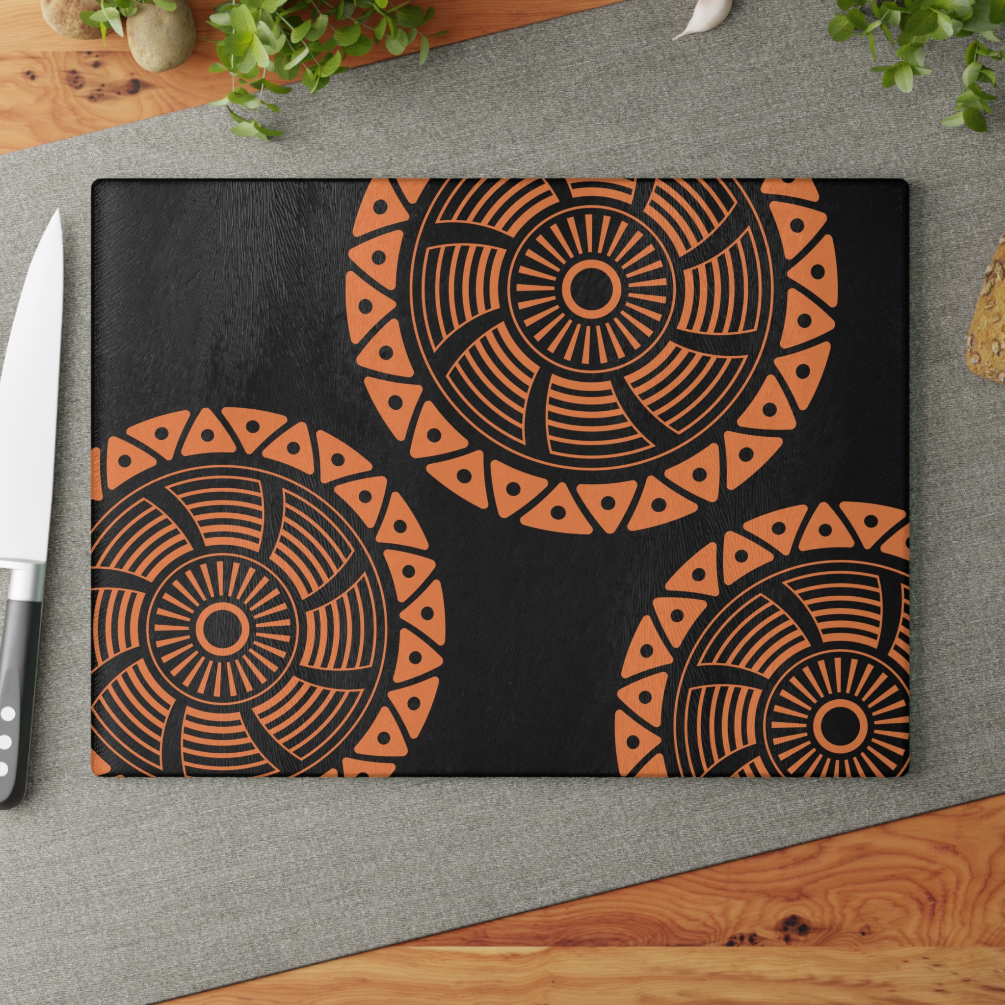 Anyanwu Glass Cutting Board Noir Anyanwu Glass Cutting Board Noir