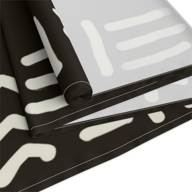 Harlem Collection Table Runner in Bronze & Ivory