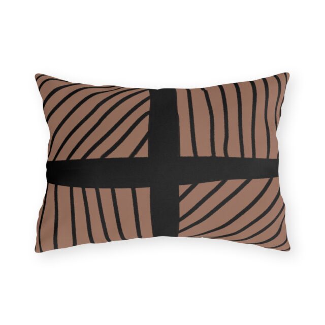 Saturday Morning Collection Outdoor Pillow - Mocha Mousse