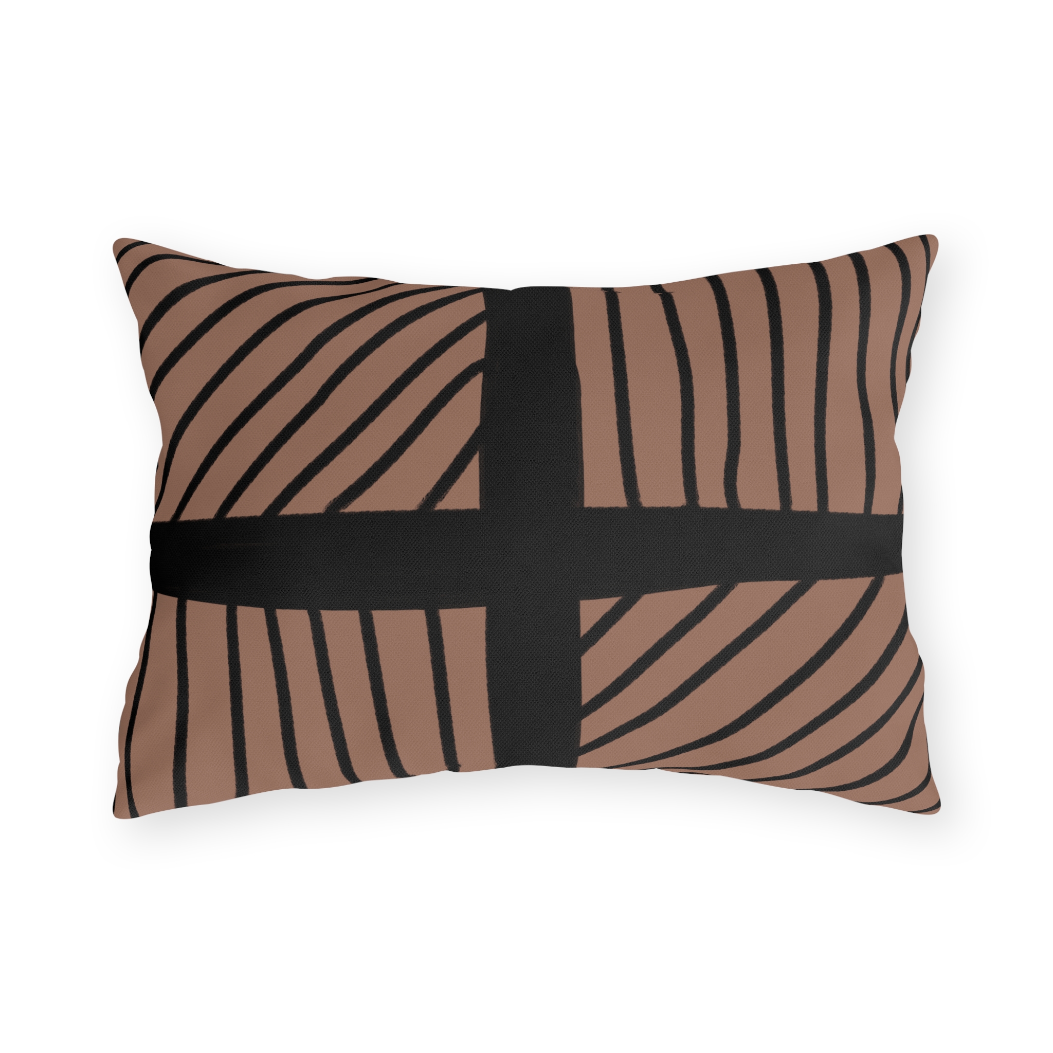 Saturday Morning Collection Outdoor Pillow - Mocha Mousse