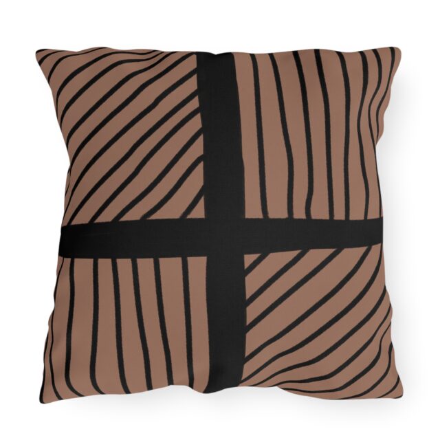 Saturday Morning Collection Outdoor Pillow - Mocha Mousse